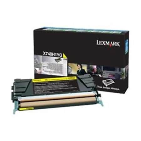Lexmark Br X748Dte - 1-Hi Rtn Prog Yellow LEXX748H1YG